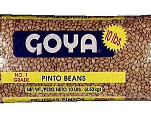 Goya Pinto Beans (10 lb. Bag) | Premium Quality Legumes for Soups, Stews & More