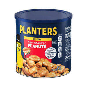 Planters Dry Roasted Peanuts (52 oz) | Crunchy Protein Snack