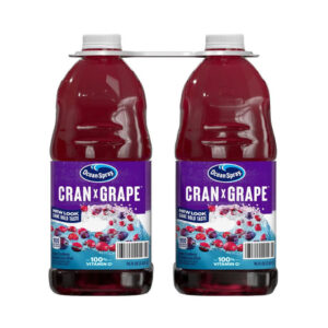 Ocean Spray Cran-Grape Juice Drink (2-Pack, 96 fl oz Each) | Refreshing Cranberry-Grape Blend