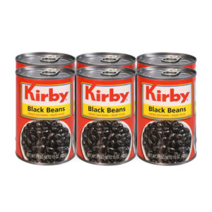 Kirby Black Beans (6-Pack, 15 oz Each) | Quality Beans for Mexican & Latin Recipes