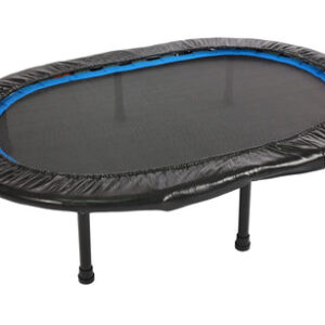 Stamina Oval Fitness Trampoline | Compact Cardio Bounce in Vibrant Blue