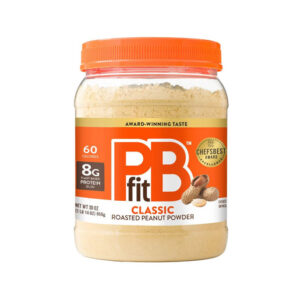 PBfit Roasted Peanut Powder (30 oz) | 8g Protein Per Serving, Low-Fat Peanut Butter Alternative