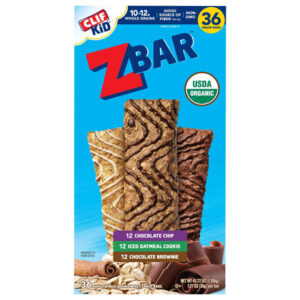 Clif Kid ZBar Variety Pack (36-Pack, 1.27 oz Each) | Organic Energy Snack Bars