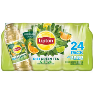 Lipton Diet Green Tea Citrus (24-Pack, 16.9 oz Bottles) | Refreshing, Sugar-Free Beverage