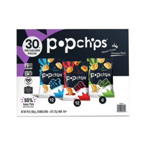 Popchips Variety Pack (30-Pack) | Guilt-Free Popped Snack
