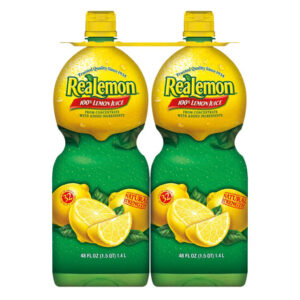 ReaLemon Juice (2-Pack, 48 fl oz Each) | Convenient, Pure Lemon Flavor for Cooking & Drinks