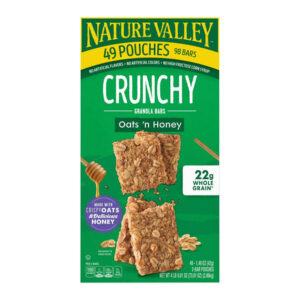 Nature Valley Oats 'n Honey Bars (49-Pack, 2-Pack) | Wholesome Breakfast Snack