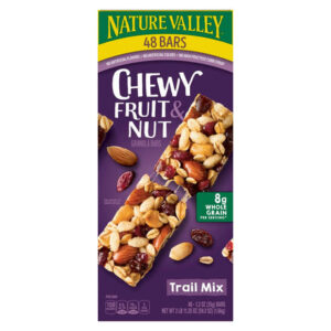 Nature Valley Fruit & Nut Chewy Bars (48-Pack) | Trail Mix Breakfast Snack