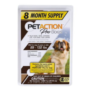 Pet Action Pro Flea & Tick Treatment (8-Pack) | X-Large Dog Protection