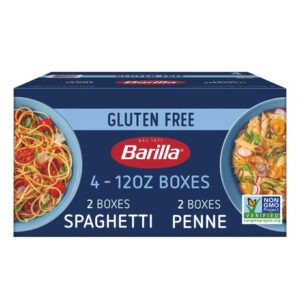 Barilla Gluten-Free Penne & Spaghetti (4-Pack, 12 oz Each) | Delicious Wheat-Free Pasta