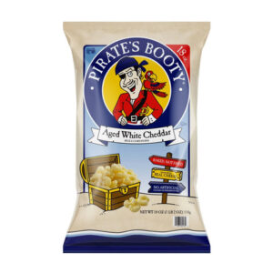 Pirates Booty White Cheddar (18 oz) | Baked, Crunchy Sea Salt Snack