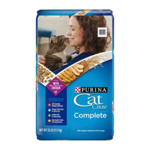 Purina Cat Chow Complete Dry Cat Food (25 lbs) | Balanced Nutrition for Adult Cats