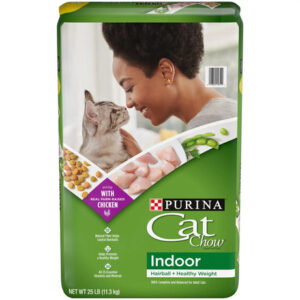 Purina Cat Chow Indoor Cat Food (25 lbs) | Balanced Nutrition for Indoor Cats