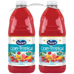 Ocean Spray Cran-Tropical Juice (2-Pack, 96 fl oz Each) | Exotic Blend of Cranberry & Tropical Fruits
