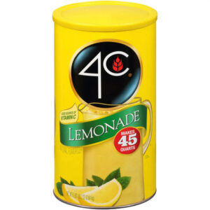 4C Lemonade Drink Mix (13.2 oz) | Zesty Home Beverage Base