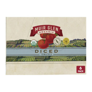 Muir Glen Organic Diced Tomatoes (6-Pack, 14.5 oz Each) | Pure, BPA-Free Canned Tomatoes