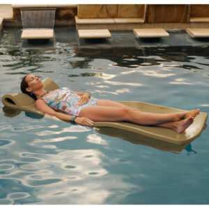 Texas Recreation Sunray Foam Pool Float | Comfortable Inflatable Lounger for Pool Fun