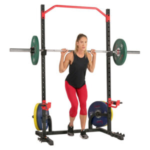 Sunny Health & Fitness Power Zone Squat Stand | Heavy Duty Adjustable Workout Rack
