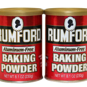 Rumford Baking Powder (2-Pack, 8.1 oz Each) | Aluminum-Free Leavening for Fluffy Results