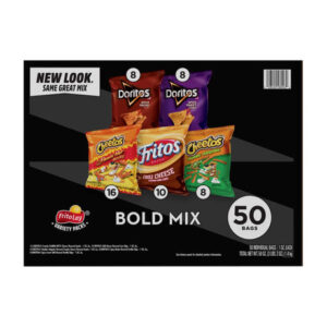 Frito-Lay Bold Mix Variety Pack (50-Pack) | Spicy & Savory Chips Assortment