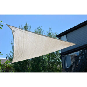 Sol Armor Triangle Shade Sail (12') | UV Protection for Outdoor Spaces