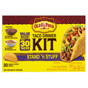 Old El Paso Stand â€˜N Stuff Taco Kit (3-Pack) | Fun Family Meal Processors