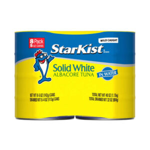 StarKist Albacore Tuna (8-Pack, 5 oz Each) | Solid White, Water-Packed Protein