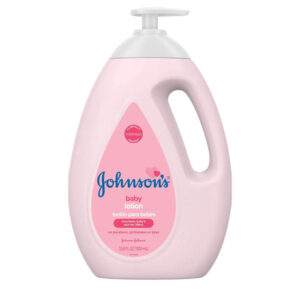 Johnson's Pink Baby Lotion with Coconut Oil (33.8 oz) | Gentle Moisture for Delicate Skin