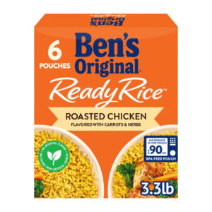 Ben's Original Ready Rice (6-Pack, 8.8 oz Each) | Roasted Chicken Flavor