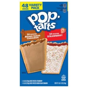 Pop-Tarts Strawberry & Brown Sugar (48-Pack) | Convenient Breakfast Treat