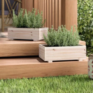 Timber Valley Cedar Planter & Storage Box (2-Piece) | Dual-Use Garden Furniture