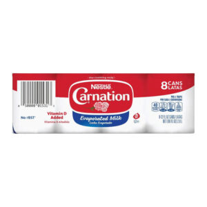 Carnation Evaporated Milk (8-Pack, 12 oz Each) | Rich, Creamy Base for Recipes