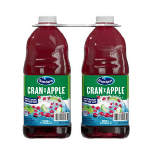 Ocean Spray Cran-Apple Juice Drink (2-Pack, 96 oz Each) | Refreshing Fruit Blend