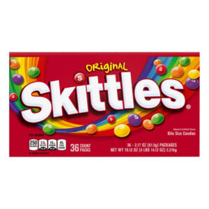 Skittles Original Candy Bags (36-Pack) | Full-Size Fruit-Flavored Treats for Sharing