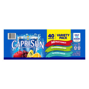 Capri Sun Juice Variety Pack (40-Pack, 6 oz Each) | Fun Flavored Drink Pouches