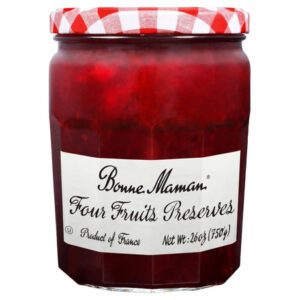 Bonne Maman Four Fruits Preserves (26 oz) | All-Natural Jam with Mixed Berry Flavor