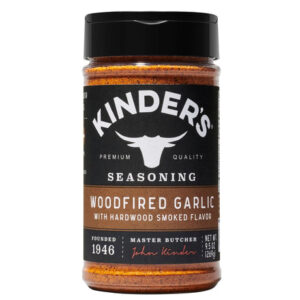 Kinderâ€™s Woodfired Garlic Seasoning (9.5 oz) | Smoky, Flavor-Enhancing Rub for Meats & Veggies