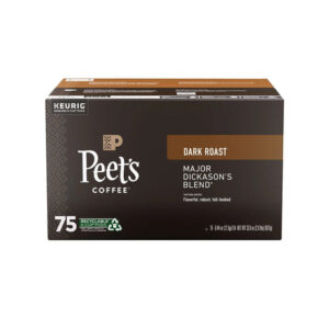 Peetâ€™s Coffee Â· Major Dickason's Blend K-Cups (75 ct.) | Dark Roast, Rich Flavor, Single Serve