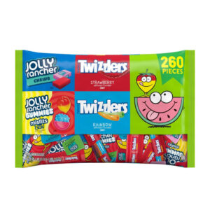 Twizzlers & Jolly Rancher Variety Bag (260 pc) | Sweet & Tangy Candy Mix for Sharing