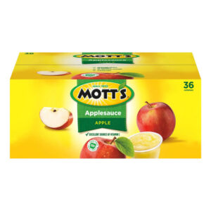 Mott's Applesauce Cups (36-Pack, 4 oz Each) | Real Fruit, On-the-Go Snack