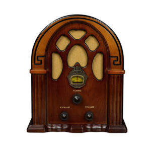 Crosley Companion Radio (Walnut) | Vintage-Style Audio with Modern Features