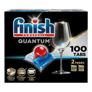 Finish Quantum Dishwasher Tabs (100 ct) | Ultimate Grease-Fighting Formula