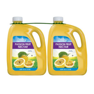 Sunberry Farms Passion Fruit Nectar (2-Pack, 1 gal Each) | Tropical Juice Blend