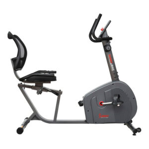 Sunny Health & Fitness SF-RB421004 Endurance Recumbent Bike | Magnetic Smart Resistance & Bluetooth