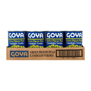 Goya Green Pigeon Peas (8-Pack, 15 oz Each) | Latin-Style Pantry Staple