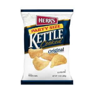 Herr's Original Kettle Chips (13 oz) | Rich, Cooked-in-Batch Potato Crunch