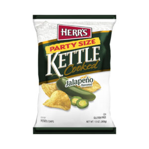 Herr's Jalapeno Kettle Chips (13 oz) | Spicy Crunch with Fiery Flavor