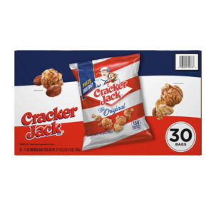 Cracker Jack Original Popcorn & Peanuts (30-Pack, 1.25 oz Each) | Nostalgic Snack Treat