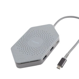 Philips USB-C Dock & Charging Station (Gray) | Multi-Port Power and Data Hub