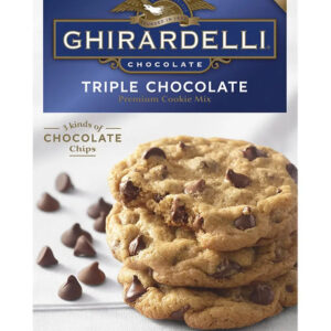 Ghirardelli Triple Chocolate Cookie Mix (3-Pack) | Chewy, Gourmet Chocolate Delight